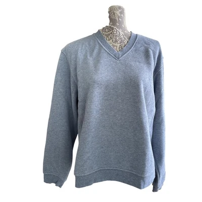 Gear for Sport XL Pullover Cuello en V Cálido Sudadera Azul Informal Cómoda Ropa de Salón Foto 1 de 4