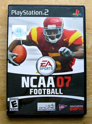 NCAA FOOTBALL 07 PS2 (PLAYSTATION 2) EA SPORTS WITH MANUAL~NICE! - Image 1 of 3