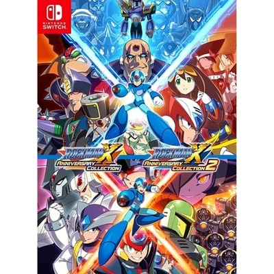 Mega Man X Legacy Collection 1+2 Nintendo Switch NTSC-J CIB Digital Manual - Image 1 of 4