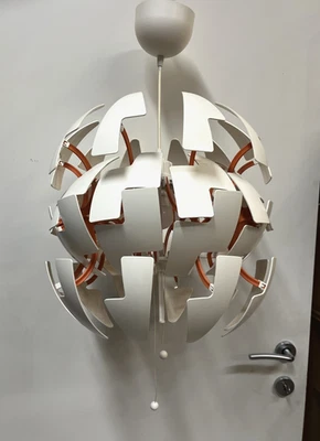 Ikea PS 2014 Kugellampe in Orange-Weiss Erste Version! - Bild 1 von 4