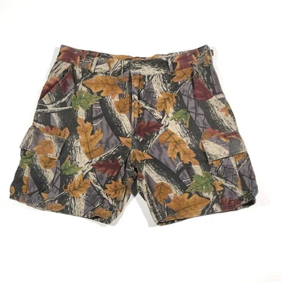Vintage 2000s Master Sportsman Outdoor Camo Cargo Shorts size Large L B28 - Image 1 of 4