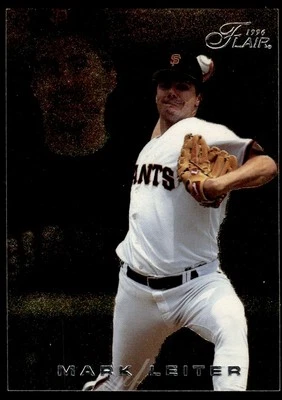 1996 Flair GOLD Mark Leiter San Francisco Giants #390 - Image 1 of 2