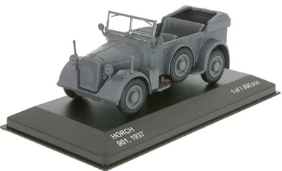 WHITEBOX, HORCH 901 cabriolet 1937 gray military version, 1/43, WBX257 - Image 1 of 2