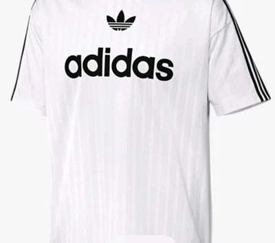 NEW MEN'S ADIDAS ORIGINALS TREFOIL POLY TEE SHIRT ~SIZE XL  #IM9459. White - Image 1 of 4