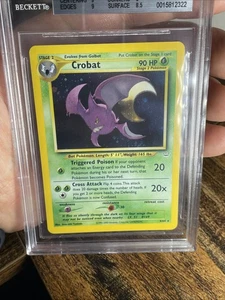 ✨ Pokemon Crobat, “DOUBLE” HOLO Error, BGS 8.5, Neo Revelation 2001 4/64 ✨ - Picture 1 of 3