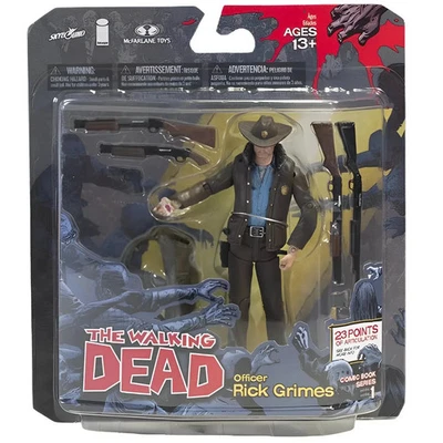 The Walking Dead (cómic) - Figura de acción del oficial Rick Grimes (5,5") - M Foto 1 de 4