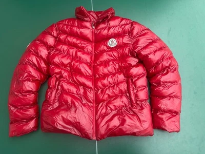 Red Moncler Puffer Jacket XL Men (L) Down Filled  Full Zip - Image 1 of 4