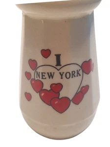 I Love New York Salz und Pfefferstreuer Keramik Vintage 80er Jahre 4 cm - Bild 1 von 5