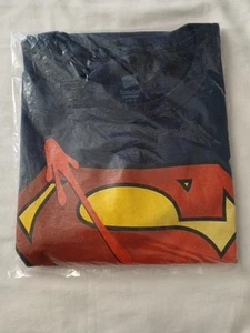 Superman Watchmen T Shirt Size Large Blue Red Gold - Picture 1 of 9