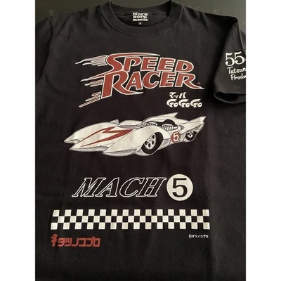 Camiseta SPEED RACER 'Mach 5' Go-Go-Go talla S | Negra (Nueva) Foto 1 de 4