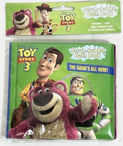 Disney / Pixar Toy Story 3 Scrub-Bubble Bath Time Activity Book Waterproof NIP - Picture 1 of 2
