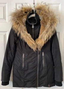 RUDSAK black winter coat/jacket/parka for women size x-small - Picture 1 of 10