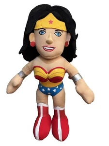 Wonder Woman Plush Doll Stuffed Superhero Bleacher Creature DC Comics Collector - Picture 1 of 7