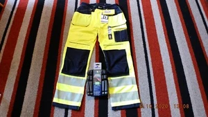 Portwest T501 Arbeitshose mit Kniepolstern gelb & marine Gr. 34" 88cm - Bild 1 von 7
