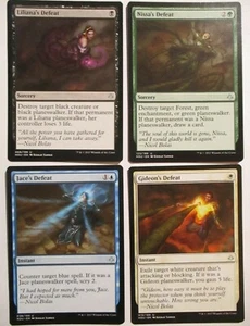 Magic The Gathering Jace's Liliana's Nissa's Gideon's Defeat Hour Of Devastation Magic Gathering - Imagen 1 de 1