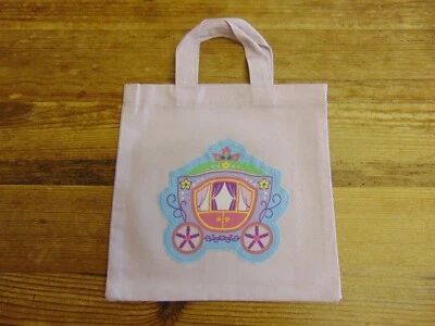 Handmade small bag gift lilac with pink purple princess carriage - Image 1 of 2