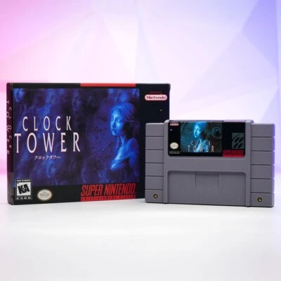Clock Tower SNES Super Nintendo English Translation Rare Video Game NIB Famicom - Image 1 of 4