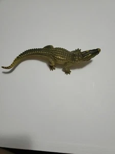 VTG. CE Triple A Hard Rubber Crocodile Toy Figure Reptile 7" - Picture 1 of 9