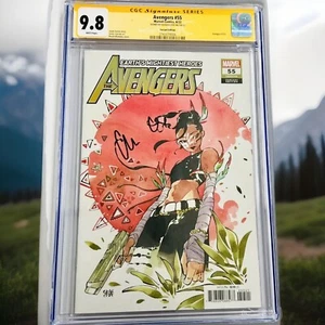 Marvel Comics CGC 9.8 SS ECHO Auto (Alaqua Cox) Avengers #55 Disney+ (King Pin) - Picture 1 of 3