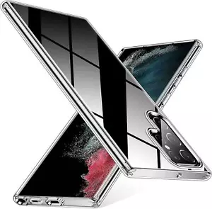 For Samsung Galaxy S25 S24 FE Ultra S22 A16 A26 A36 Case Clear Gel Phone Cover - Picture 1 of 23