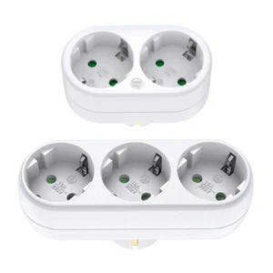 Doppelstecker Mehrfachstecker Duo Stecker 2fach Multistecker Horizontal Vertikal - Bild 1 von 20