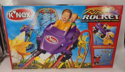 Juego de construcción de montaña rusa K'Nex Rippin' 63166 / 63105 - NUEVO sellado 2003 Foto 1 de 4