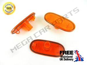 FOR MERCEDES SPRINTER 2006-2018 3 x SIDE MARKER REFLECTOR LIGHT LAMP AMBER - Picture 1 of 3