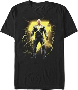 DC Comics schwarzes Adam Grafik T-Shirt Rundhalsausschnitt Kurzarm Erwachsene Größe Small - Bild 1 von 2