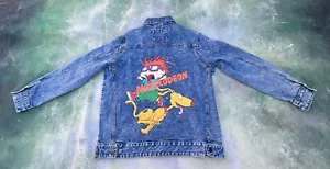 Members Only Nickelodeon Rugrats Men's Denim Jacket Size XL. - Picture 1 of 5