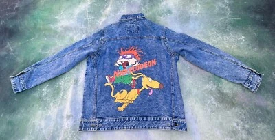 Members Only Nickelodeon Rugrats Men's Denim Jacket Size XL. - Image 1 of 4
