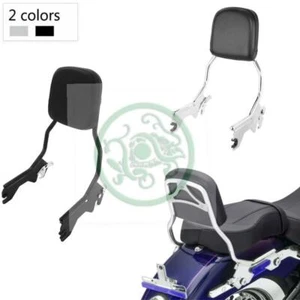 Sissy Bar Backrest Pad Fit For Harley Softail Heritage Classic 2018-2022 2019 - Picture 1 of 16