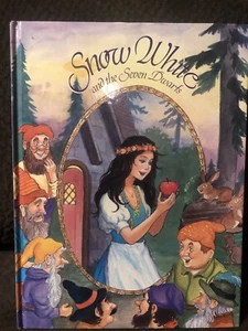 Snow White And The Seven Dwarfs Hardcover Vintage 1991 - Picture 1 of 4