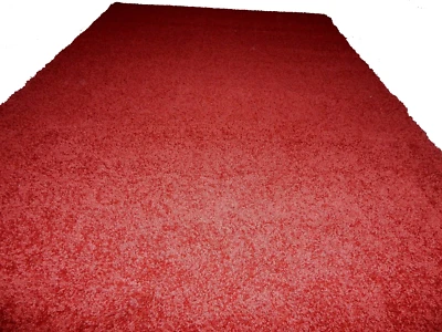 4'.4'' x 6'.2''  Area Rug Shaggy Beautiful  carpet Contemporary Latex Backing . - Image 1 of 3