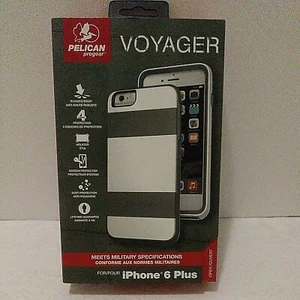 Pelican Progear VOYAGER For iPhone 6 Plus White meets Military Specs New b48 - Photo 1 sur 5