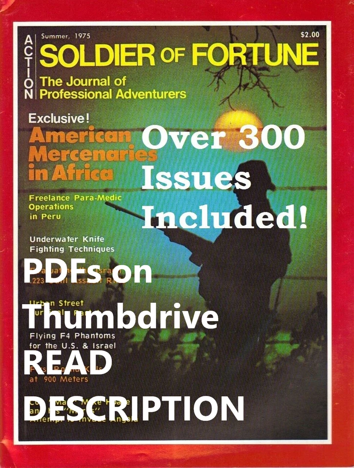 Soldier of Fortune Magazines|300+ ISSUES|1975-2007|Mercenary|Combat|Military - Image 1 of 4
