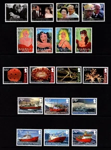 BRITISH ANTARCTIC TERRITORY 2017 COMPLETE YEAR SET: 4 SETS + 1 MINISHEET MNH - Picture 1 of 2