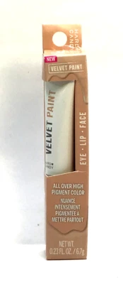 (1) Pintura de terciopelo caramelo duro mancha de ojos, labios y mejillas #2312 sabor champán Foto 1 de 2