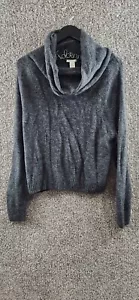 H&M Gray Cowl Neck Pullover Sweater Long Sleeve Sweater Women's Size XS - Picture 1 of 8