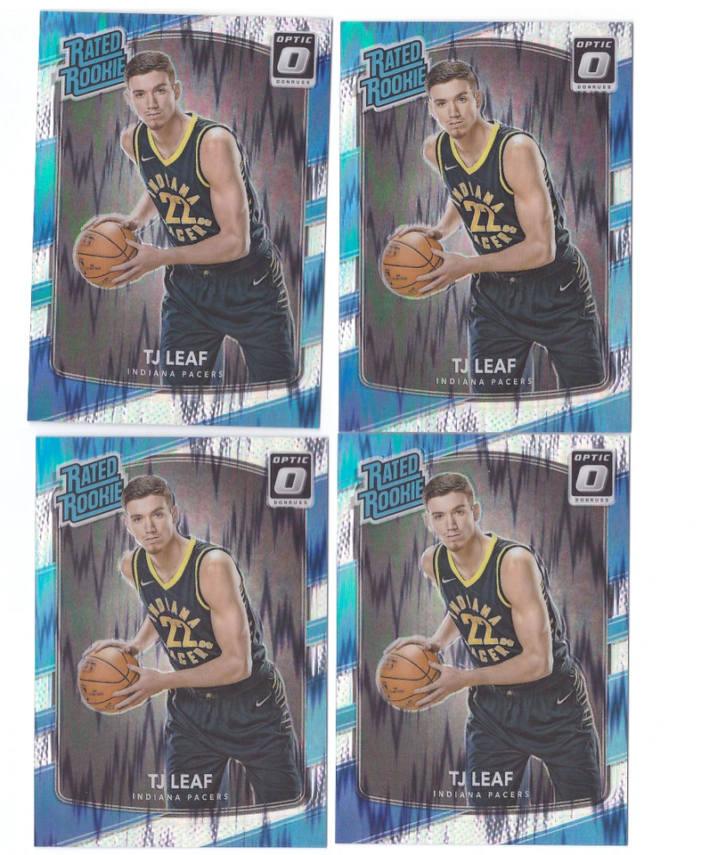 2017/18 Optic TJ LEAF Flash Shock Holo Prizm Refractor Mint Rookie x4 Lot  - Image 1 of 1