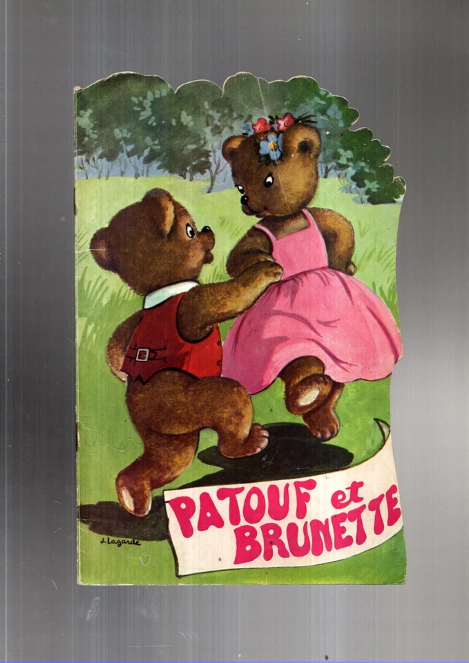 PATOUF ET BRUNETTE. Livre silhouette, éditions HEMMA.  Ill. LAGARDE. 1970. TBE - Photo 1/1