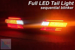 JDM Toyota Chaser JZX100 Early Full LED tail light Sequential blinker OEM 1JZ - Picture 1 of 11