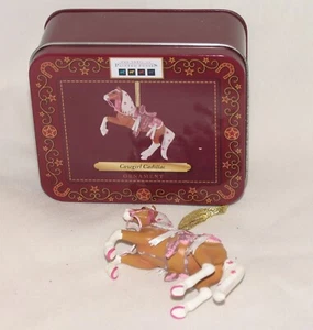 Spur der bemalten Ponys Urlaub Weihnachten Cowgirl Cadillac Ornament mit Dose - Bild 1 von 3