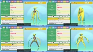 Pokémon Diamante Brillante/Perla Brillante TODAS LAS FORMAS DEOXYS Paquete Ultra BRILLANTE 6IV - Imagen 1 de 6