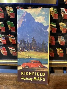 1940 Richfield Road Map: mappe autostradali USATE - Foto 1 di 3
