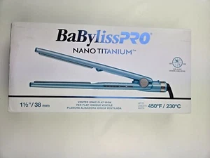 BabylissPRO Nano Titanium Specialty Ionic Hair Straightener, 1.5" - Picture 1 of 7