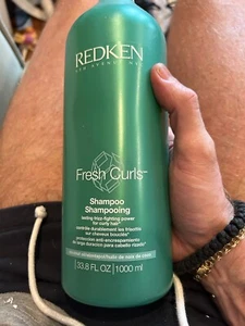 REDKEN FRESH CURLS SHAMPOO LITER 33.8 OZ  NEW . Discontinued - Picture 1 of 3