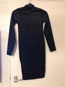 High Neck Bodycon Snake Print Dress Size 6 - Picture 1 of 2