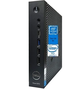 Client léger Dell Wyse 5070 Celeron J4105 8 Go DDR4 64 Go SSD + adaptateur secteur PAS d'exploitation - Photo 1/8