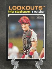 2020 Topps Heritage Minor League Tyler Stephenson #30  Chattanooga Lookouts Reds