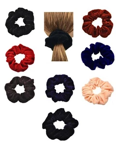 Lujosa banda de corbata para el cabello de terciopelo premium pan/cola de caballo soporte para hacer - Imagen 1 de 10